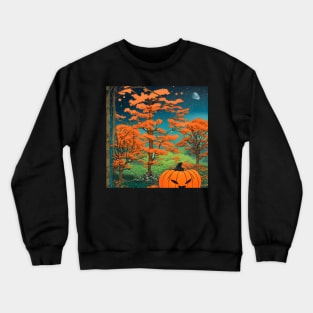 Halloween Pumpkin Fall in Japan Seasonal Feelings Crewneck Sweatshirt